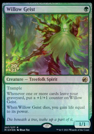 Willow Geist [Innistrad: Midnight Hunt Prerelease Promos] | Shuffle n Cut Hobbies & Games