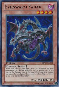 Evilswarm Zahak [HA07-EN012] Super Rare | Shuffle n Cut Hobbies & Games