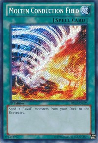 Molten Conduction Field [HA07-EN025] Secret Rare | Shuffle n Cut Hobbies & Games