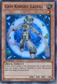 Gem-Knight Lazuli [HA07-EN039] Super Rare | Shuffle n Cut Hobbies & Games