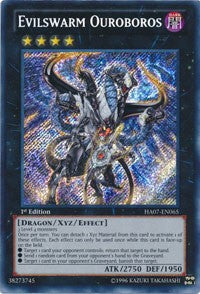 Evilswarm Ouroboros [HA07-EN065] Secret Rare | Shuffle n Cut Hobbies & Games