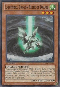 Lightning, Dragon Ruler of Drafts [LTGY-EN098] Common | Shuffle n Cut Hobbies & Games