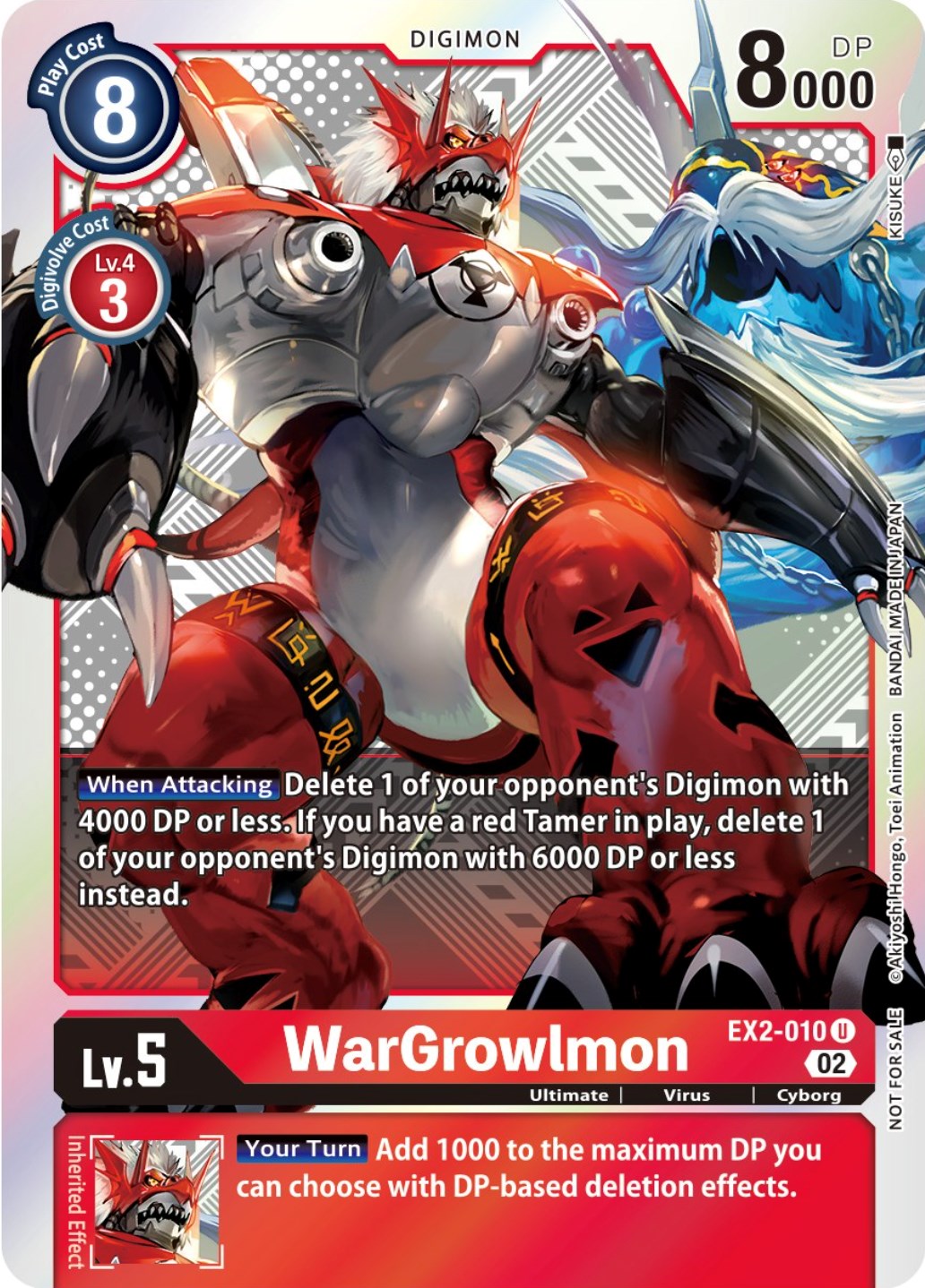 WarGrowlmon [EX2-010] (Xros Encounter Pre-Release) [Digital Hazard Promos] | Shuffle n Cut Hobbies & Games