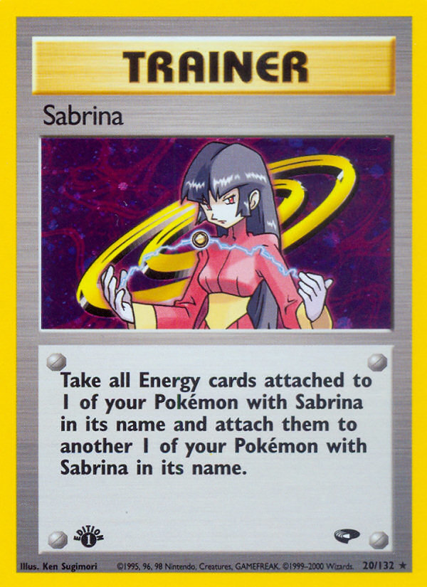 Sabrina (20/132) [Gym Challenge 1st Edition] | Shuffle n Cut Hobbies & Games