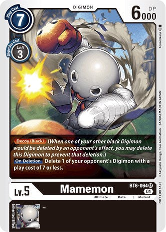 Mamemon [BT6-064] (Revision Pack 2021) [Double Diamond Promos] | Shuffle n Cut Hobbies & Games