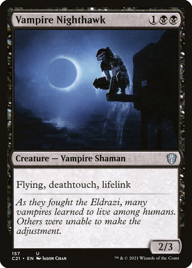 Vampire Nighthawk [Commander 2021] | Shuffle n Cut Hobbies & Games