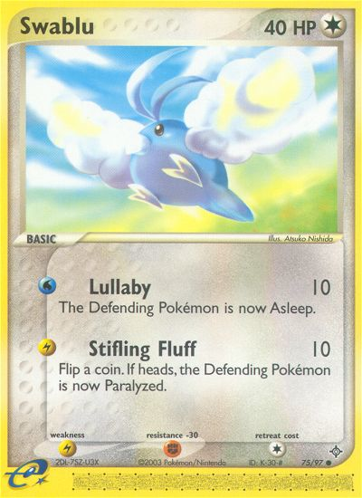 Swablu (75/97) [EX: Dragon] | Shuffle n Cut Hobbies & Games