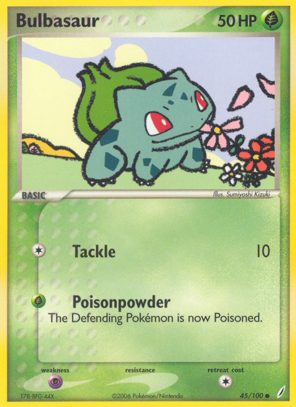 Bulbasaur (45/100) [EX: Crystal Guardians] | Shuffle n Cut Hobbies & Games