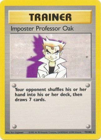 Imposter Professor Oak (73/102) [Base Set Unlimited] | Shuffle n Cut Hobbies & Games