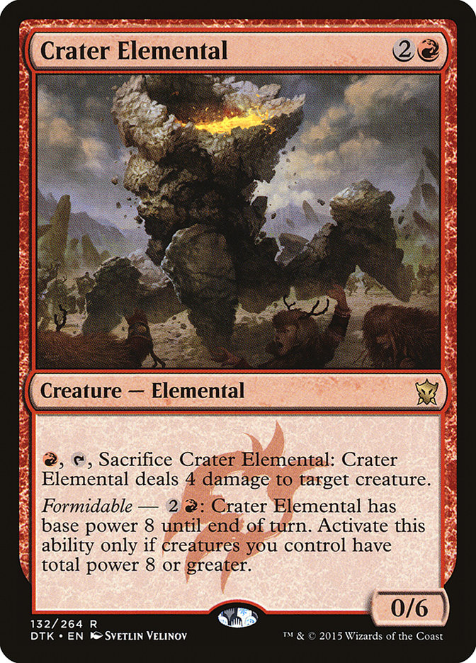 Crater Elemental [Dragons of Tarkir] | Shuffle n Cut Hobbies & Games