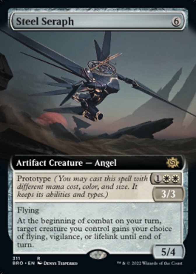 Steel Seraph (Extended Art) [The Brothers' War] | Shuffle n Cut Hobbies & Games