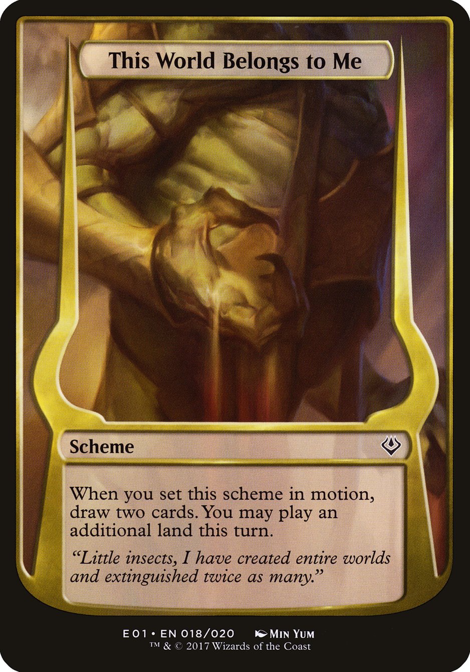 This World Belongs to Me (Schemes) [Archenemy: Nicol Bolas Schemes] | Shuffle n Cut Hobbies & Games