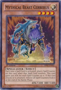 Mythical Beast Cerberus [BP02-EN042] Common | Shuffle n Cut Hobbies & Games