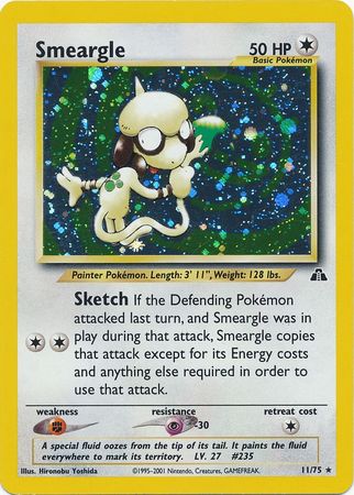 Smeargle (11/75) [Neo Discovery Unlimited] | Shuffle n Cut Hobbies & Games