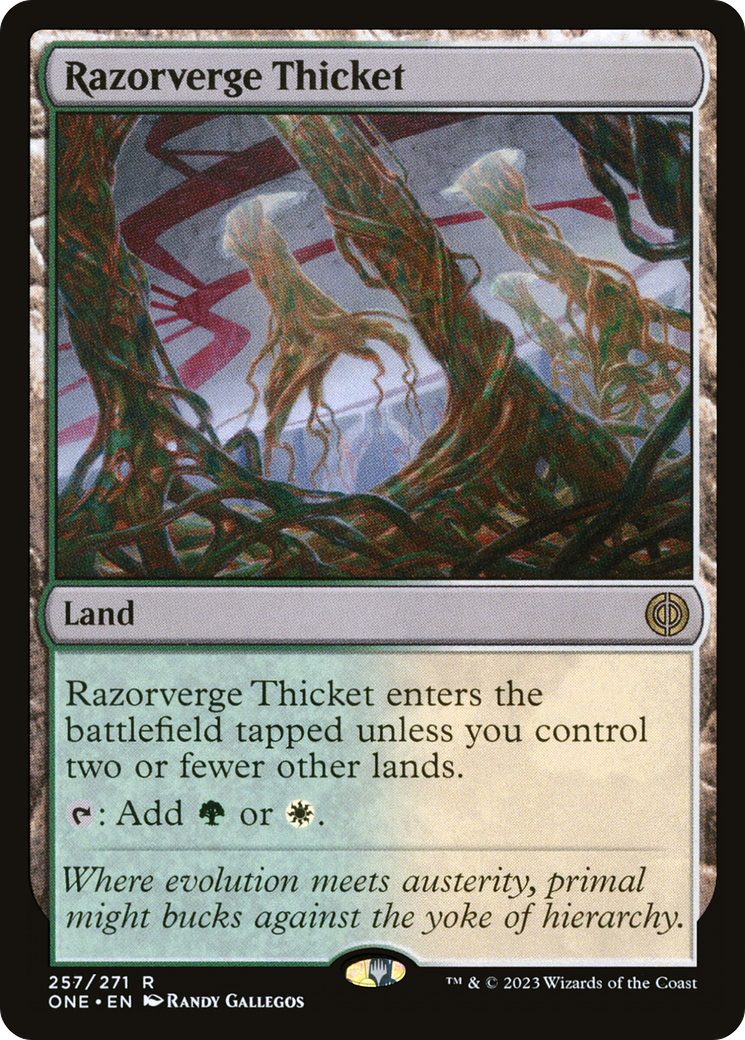 Razorverge Thicket [Phyrexia: All Will Be One] | Shuffle n Cut Hobbies & Games