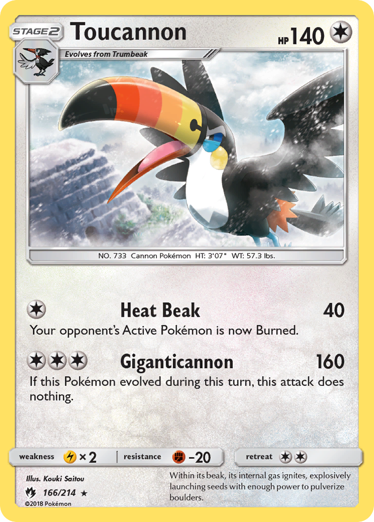 Toucannon (166/214) [Sun & Moon: Lost Thunder] | Shuffle n Cut Hobbies & Games