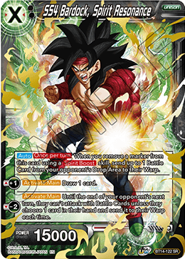 SS4 Bardock, Spirit Resonance (BT14-122) [Cross Spirits] | Shuffle n Cut Hobbies & Games