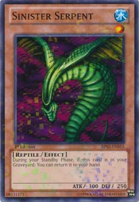 Sinister Serpent [BP02-EN015] Mosaic Rare | Shuffle n Cut Hobbies & Games