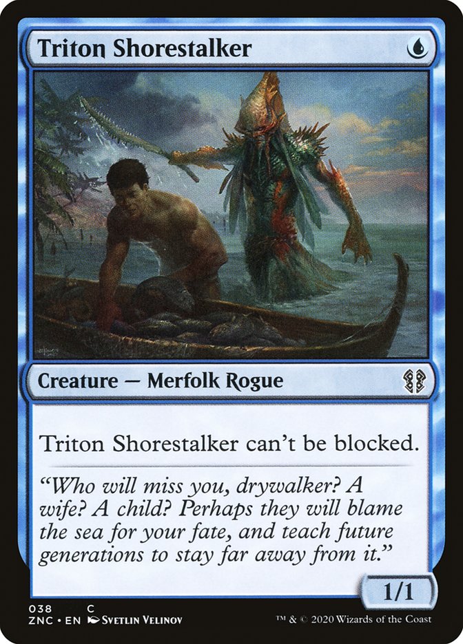 Triton Shorestalker [Zendikar Rising Commander] | Shuffle n Cut Hobbies & Games