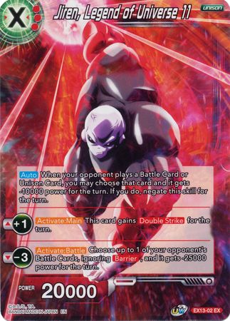 Jiren, Legend of Universe 11 [EX13-02] | Shuffle n Cut Hobbies & Games