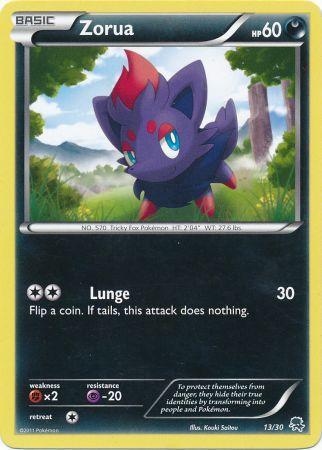 Zorua (13/30) [Black & White: Trainer Kit - Zoroark] | Shuffle n Cut Hobbies & Games