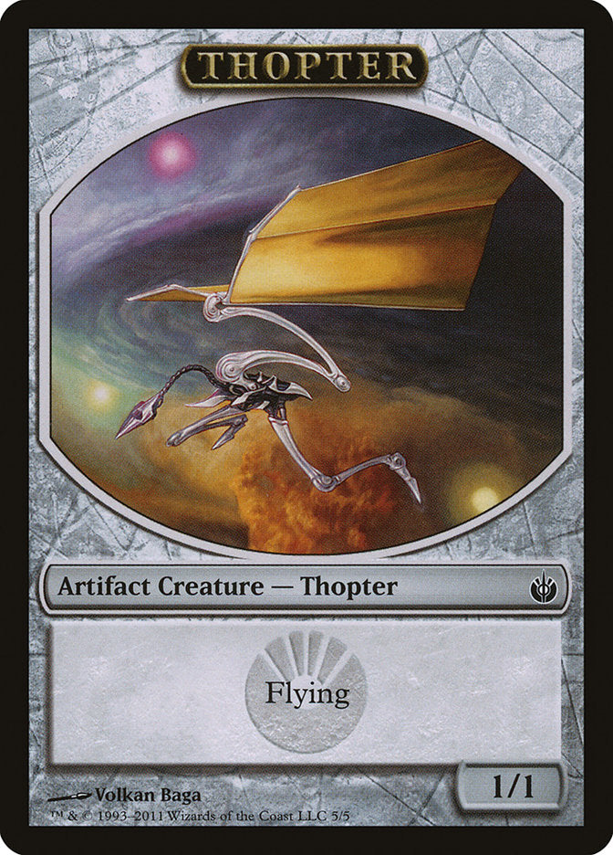 Thopter Token [Mirrodin Besieged Tokens] | Shuffle n Cut Hobbies & Games