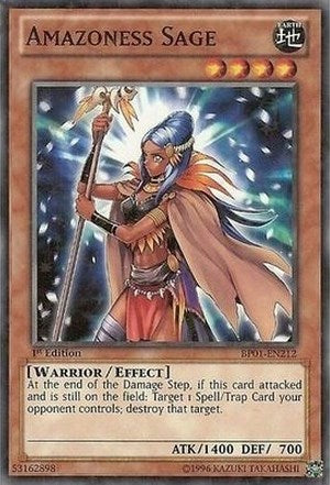 Amazoness Sage [BP01-EN212] Starfoil Rare | Shuffle n Cut Hobbies & Games