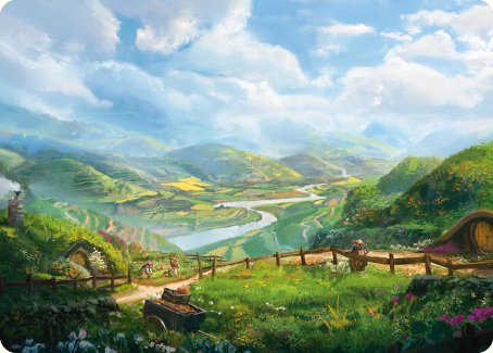 Plains Art Card [The Lord of the Rings: Tales of Middle-earth Art Series] | Shuffle n Cut Hobbies & Games