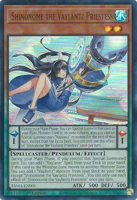 Shinonome the Vaylantz Priestess [TAMA-EN001] Ultra Rare | Shuffle n Cut Hobbies & Games