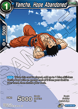 Yamcha, Hope Abandoned (Uncommon) [BT13-044] | Shuffle n Cut Hobbies & Games