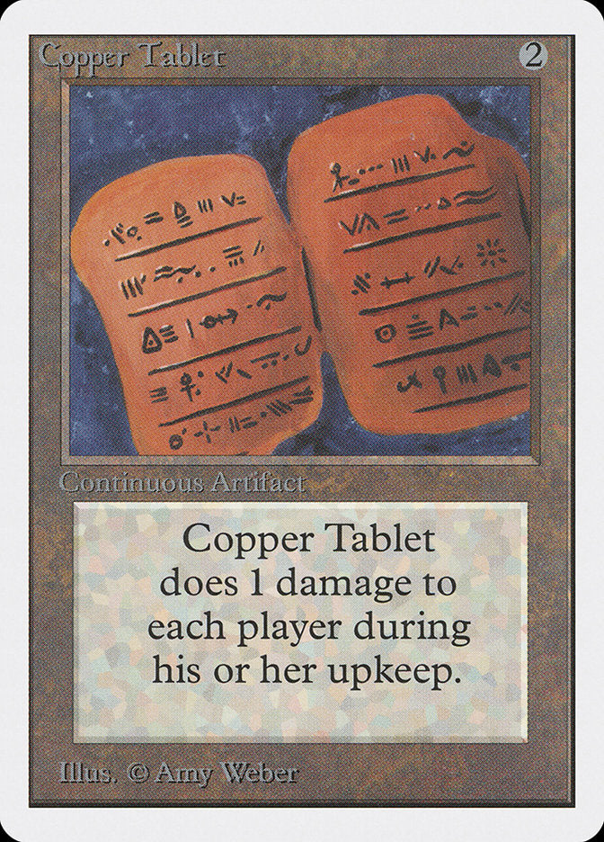 Copper Tablet [Unlimited Edition] | Shuffle n Cut Hobbies & Games