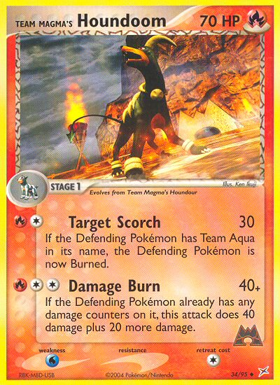 Team Magma's Houndoom (34/95) [EX: Team Magma vs Team Aqua] | Shuffle n Cut Hobbies & Games