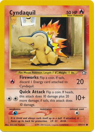 Cyndaquil (57/111) [Neo Genesis Unlimited] | Shuffle n Cut Hobbies & Games