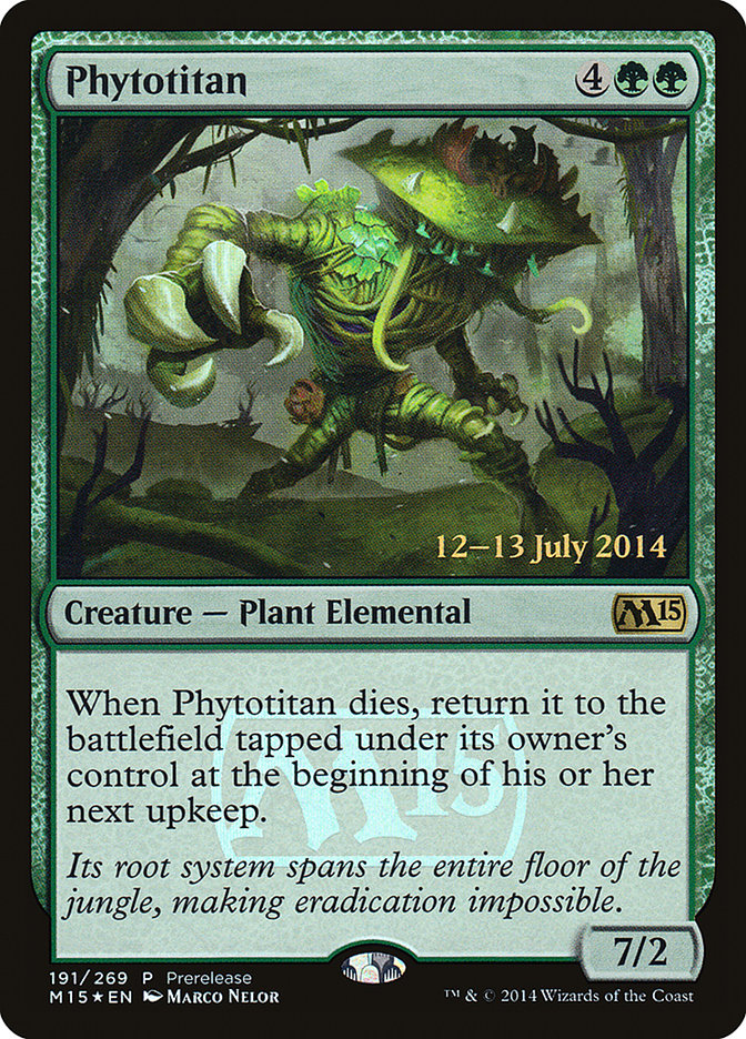 Phytotitan [Magic 2015 Prerelease Promos] | Shuffle n Cut Hobbies & Games