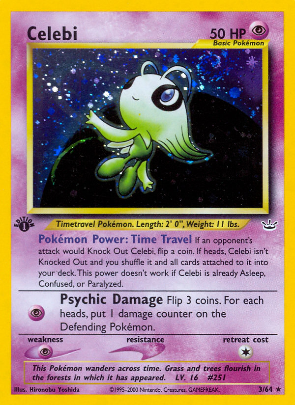 Celebi (3/64) [Neo Revelation 1st Edition] | Shuffle n Cut Hobbies & Games