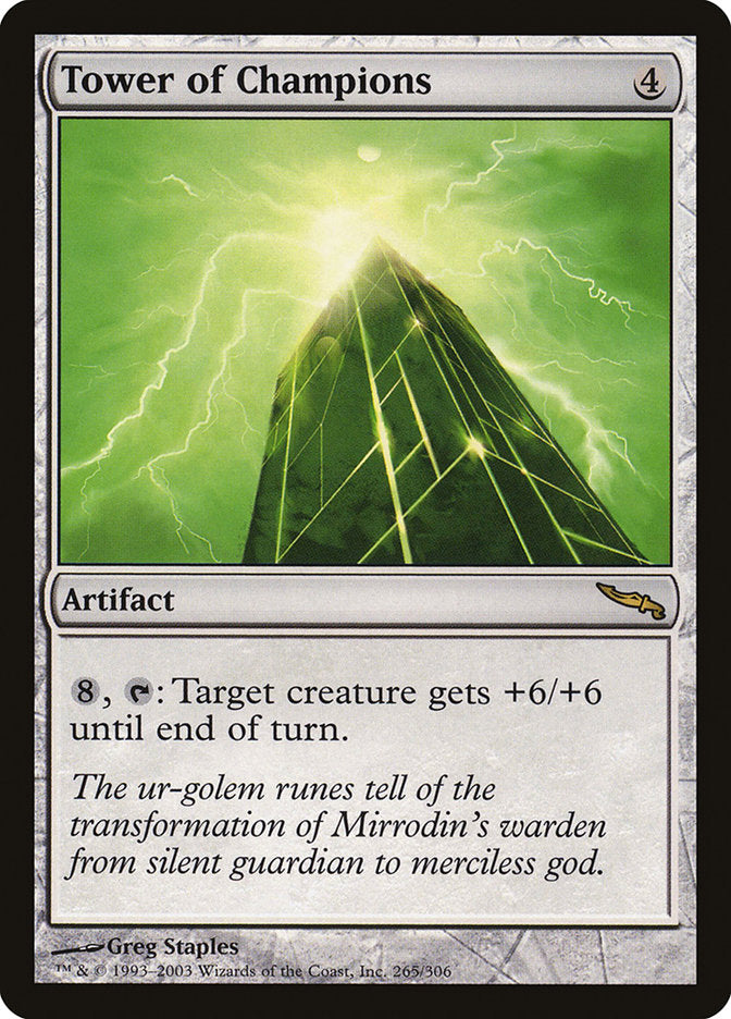 Tower of Champions [Mirrodin] | Shuffle n Cut Hobbies & Games