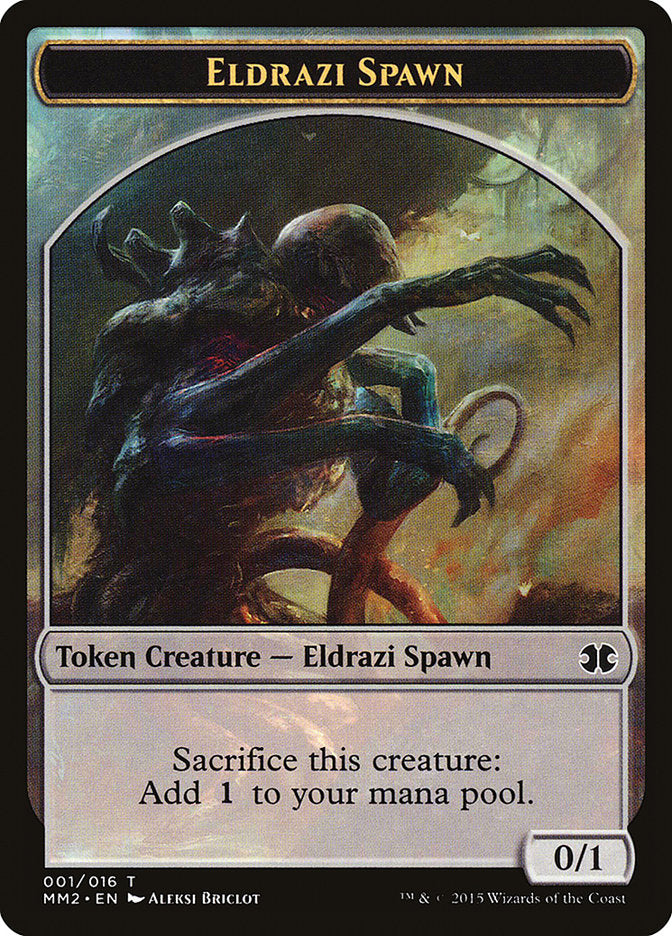 Eldrazi Spawn Token (001/016) [Modern Masters 2015 Tokens] | Shuffle n Cut Hobbies & Games