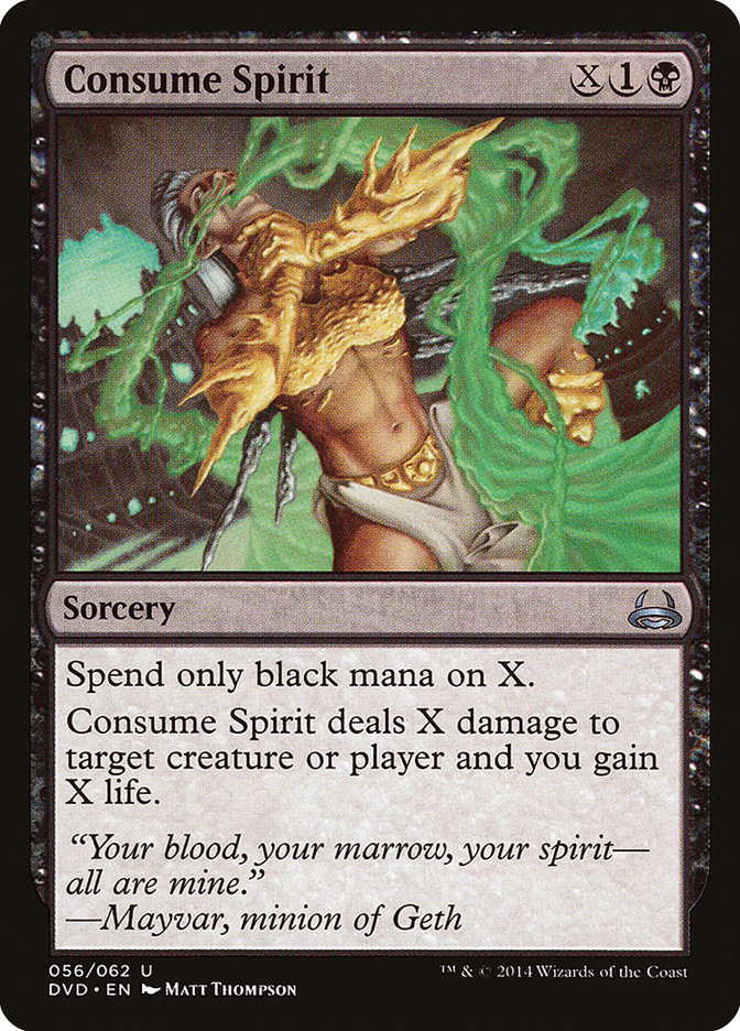 Consume Spirit (Divine vs. Demonic) [Duel Decks Anthology] | Shuffle n Cut Hobbies & Games