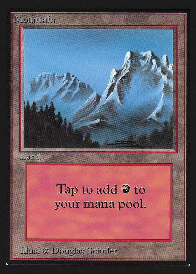 Mountain (Snow Top / Highest Point on Right) [International Collectors' Edition] | Shuffle n Cut Hobbies & Games