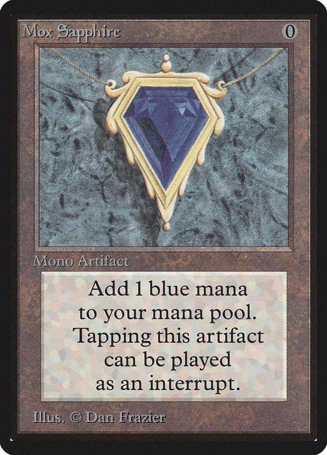 Mox Sapphire [Beta Edition] | Shuffle n Cut Hobbies & Games