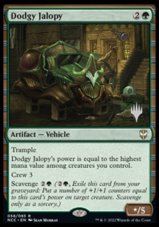 Dodgy Jalopy (Promo Pack) [Streets of New Capenna Commander Promos] | Shuffle n Cut Hobbies & Games