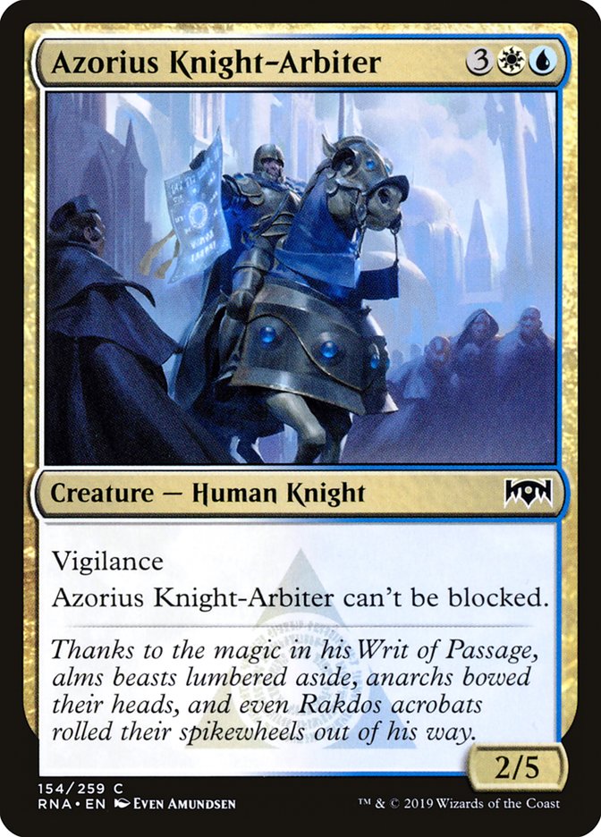 Azorius Knight-Arbiter [Ravnica Allegiance] | Shuffle n Cut Hobbies & Games