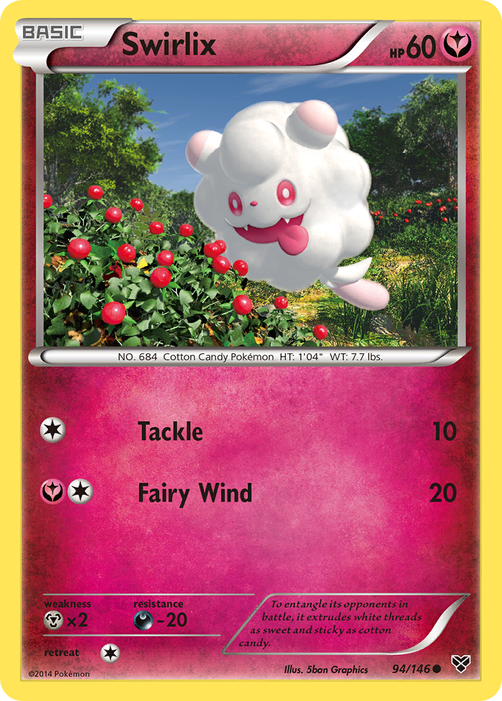 Swirlix (94/146) [XY: Base Set] | Shuffle n Cut Hobbies & Games