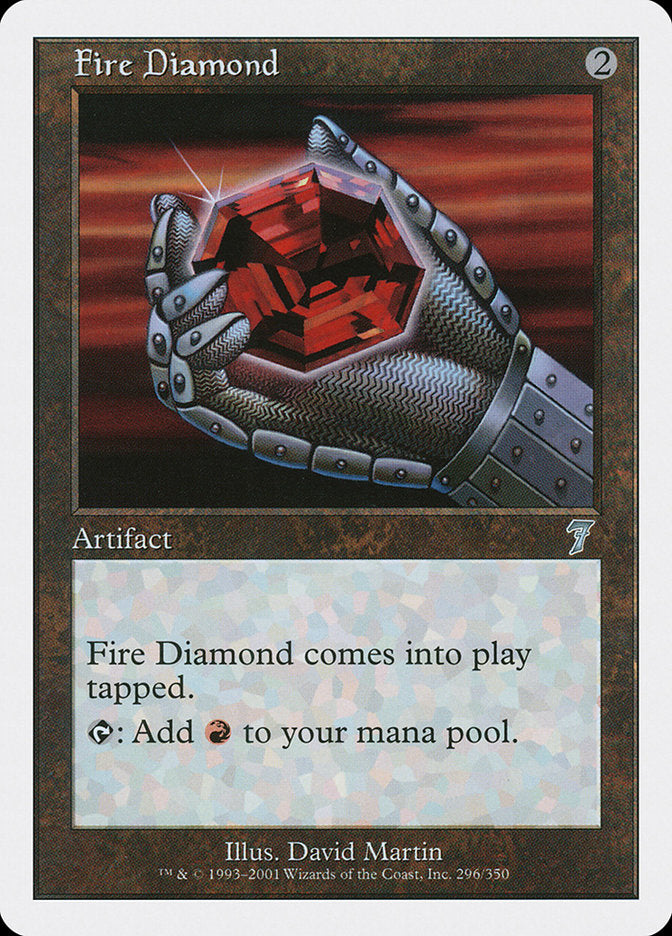 Fire Diamond [Seventh Edition] | Shuffle n Cut Hobbies & Games