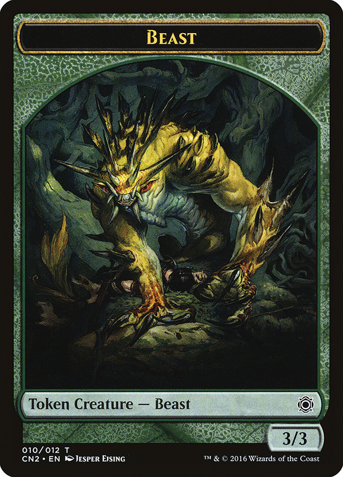 Beast Token [Conspiracy: Take the Crown Tokens] | Shuffle n Cut Hobbies & Games