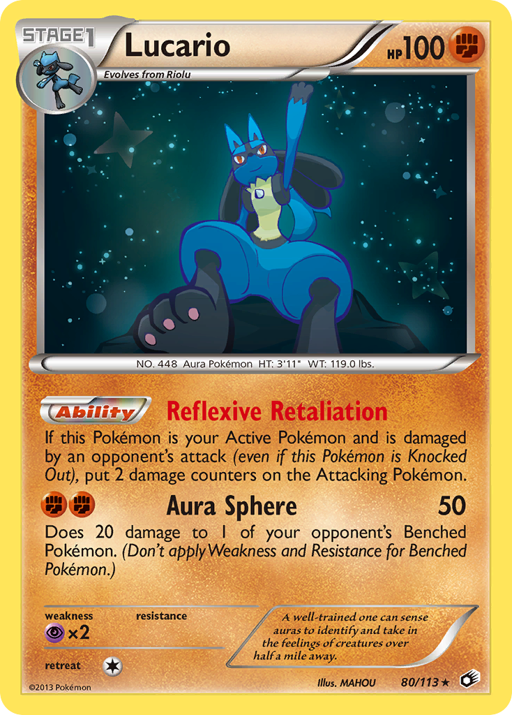 Lucario (80/113) [Black & White: Legendary Treasures] | Shuffle n Cut Hobbies & Games