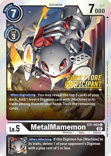 MetalMamemon [EX1-050] (2022 Store Participant) [Classic Collection Promos] | Shuffle n Cut Hobbies & Games