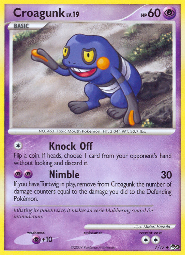 Croagunk (7/17) [POP Series 9] | Shuffle n Cut Hobbies & Games