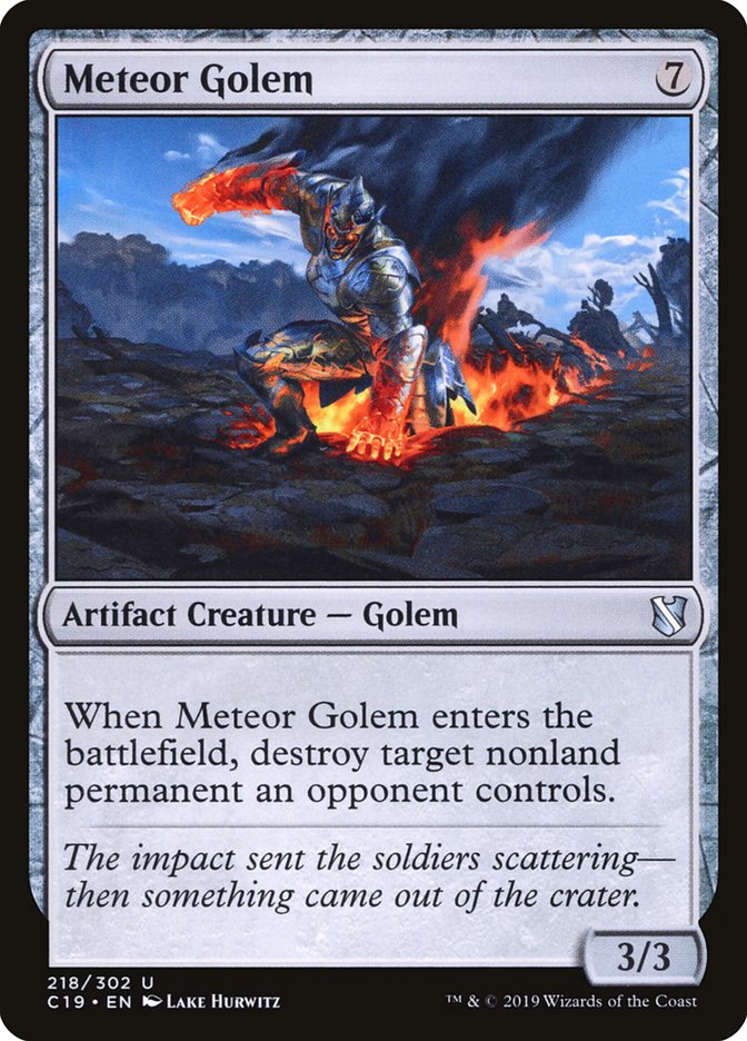 Meteor Golem [Commander 2019] | Shuffle n Cut Hobbies & Games