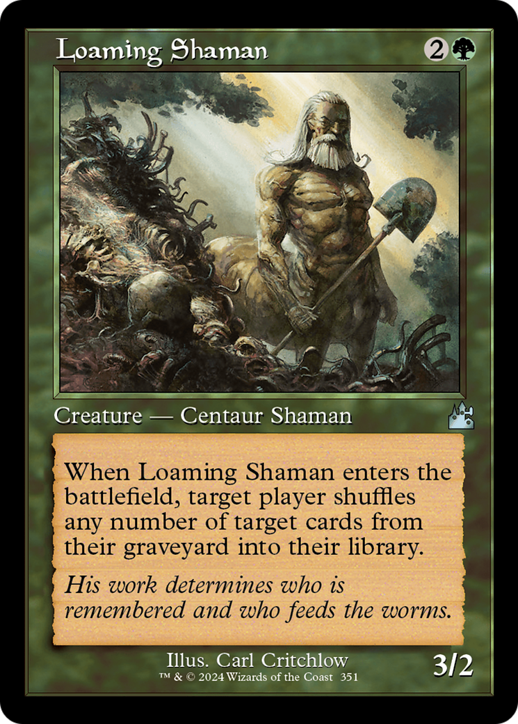 Loaming Shaman (Retro Frame) [Ravnica Remastered] | Shuffle n Cut Hobbies & Games